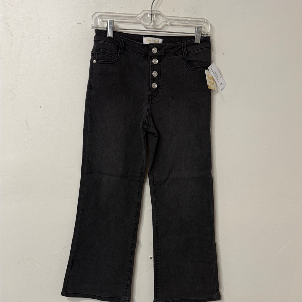 Planet Gold Black wide leg Jeans